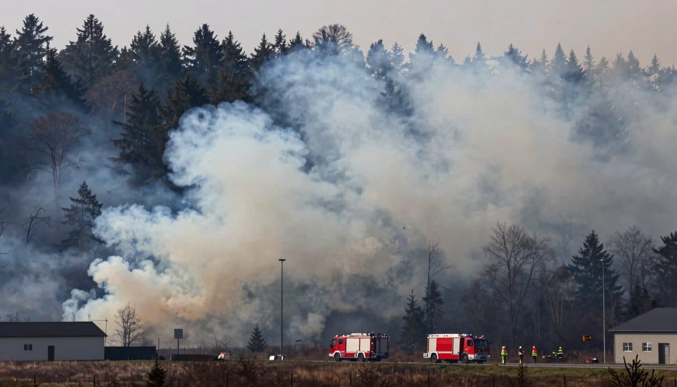 Incendie de forêt à Plauen : le plus grand feu depuis 30 ans dans le Vogtland