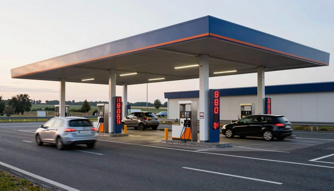 Analyse ADAC : Faire le plein sur autoroute coûte en moyenne 33 centimes de plus par litre