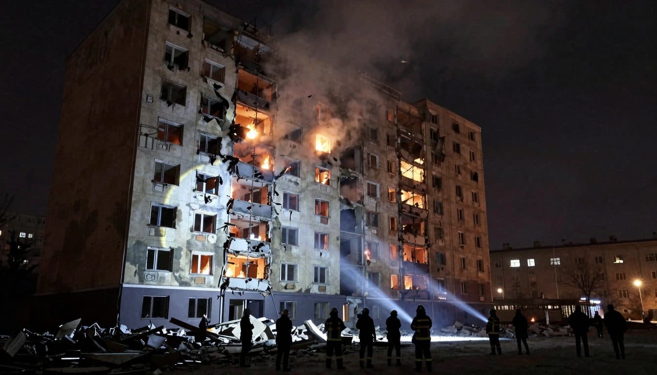La Russie lance sa vague d'attaques la plus massive depuis le début de la guerre – au moins 13 morts à Kiev
