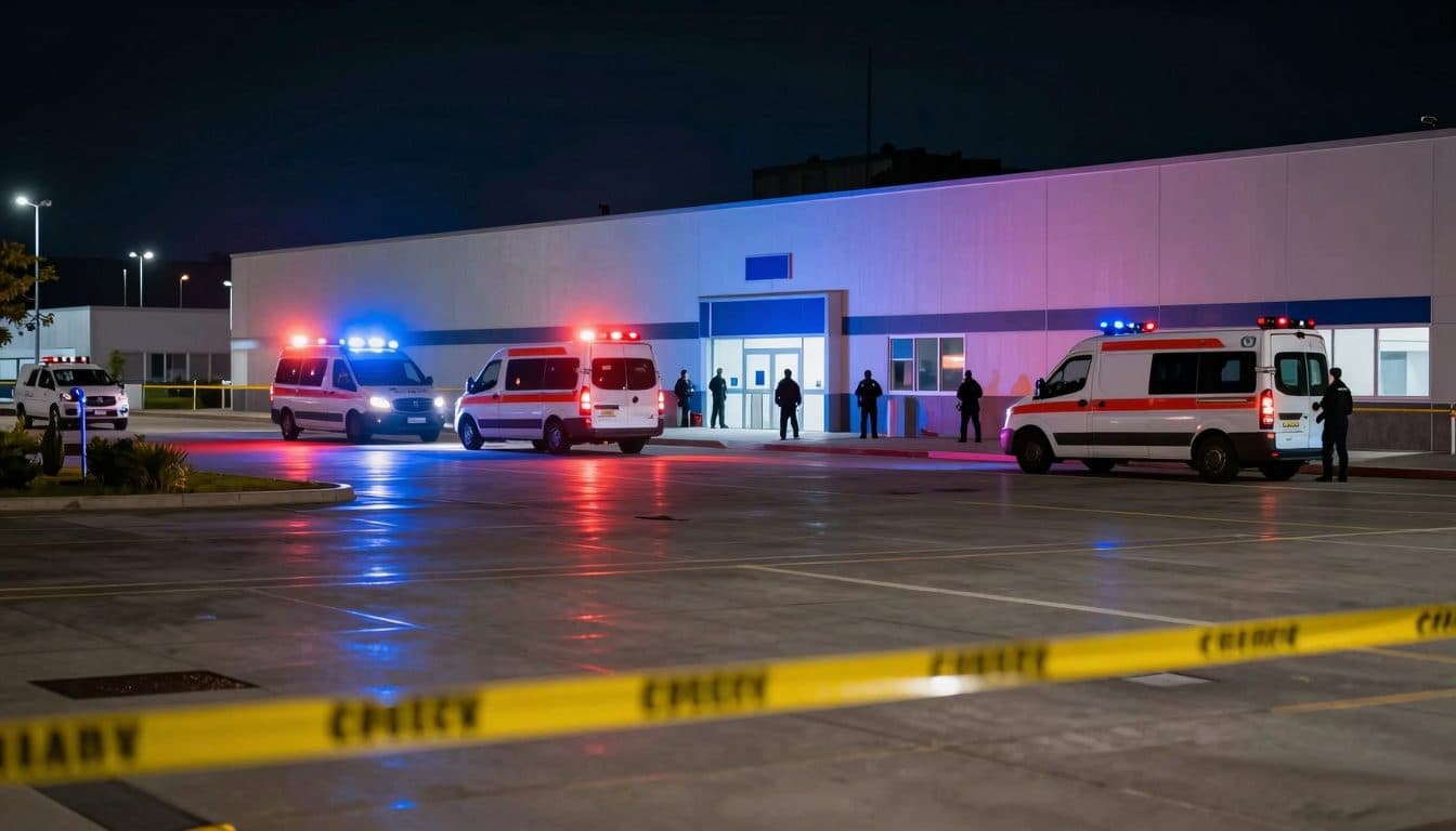 Fuite d'ammoniac dans le centre sportif d'Eisenstadt : neuf blessés légers et périmètre de sécurité étendu
