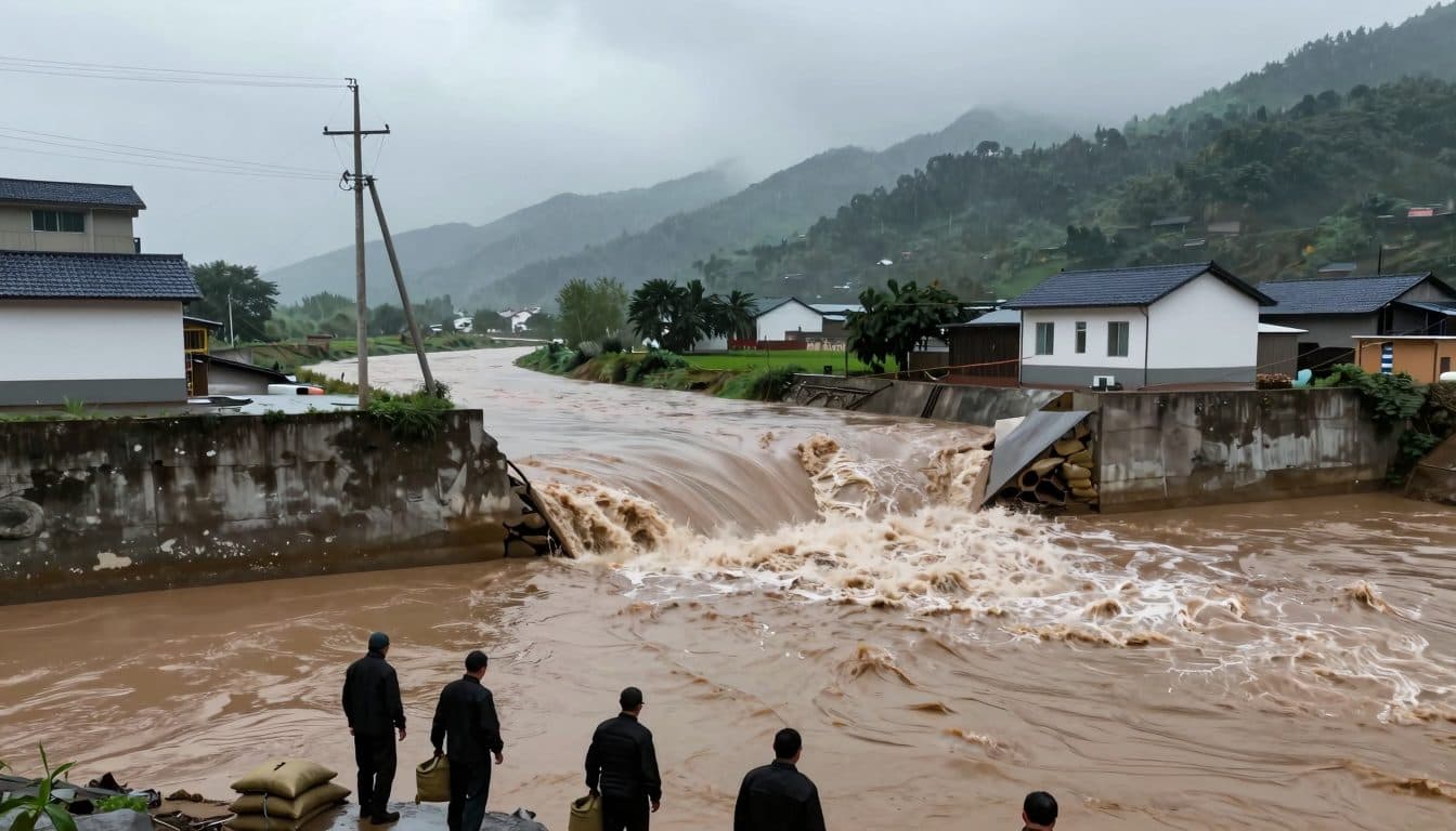 Inondations et glissements de terrain meurtriers en Chine – au moins 60 morts