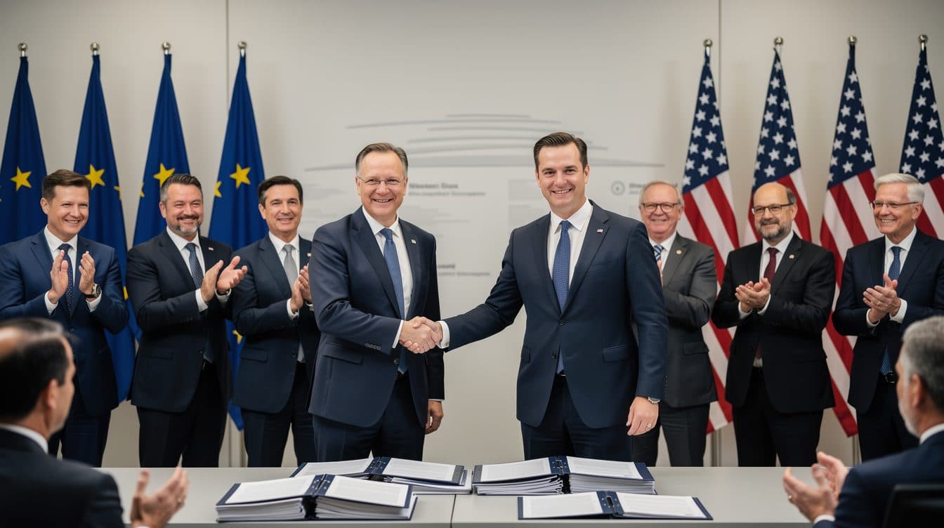 Accord commercial UE-USA : des droits de douane à 15% pour la plupart des exportations européennes