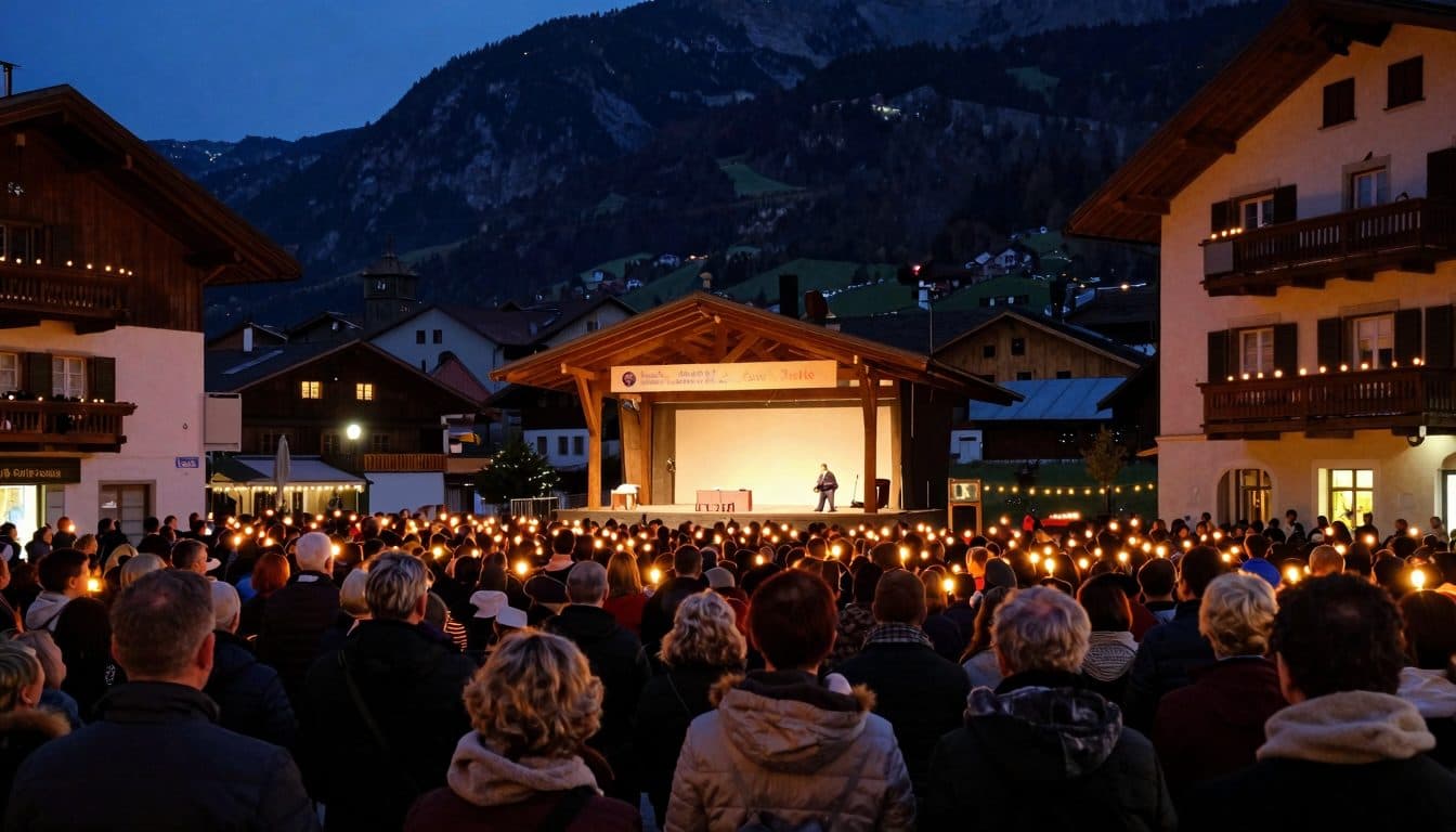 Veillée à Untersiggenthal : environ 400 personnes se solidarisent avec les victimes de violences sexualisées