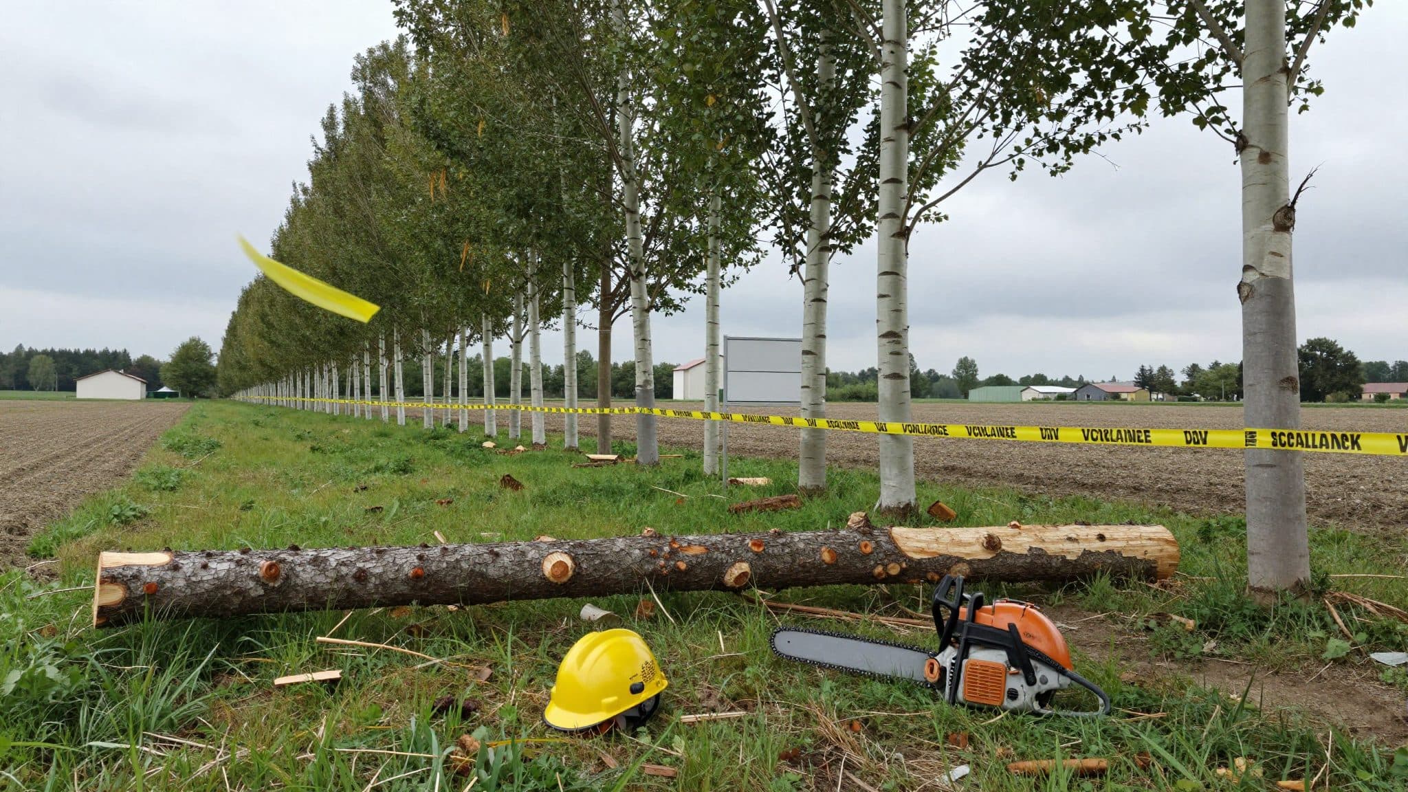 Accident du travail mortel en Basse-Autriche : un chef d'entreprise de 52 ans décède lors de travaux d'abattage d'arbres