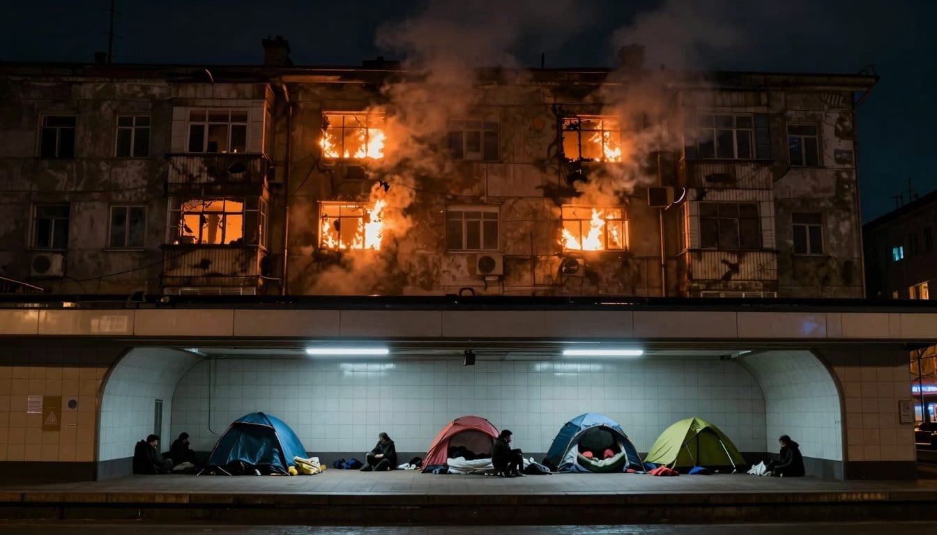 La Russie lance l'une des vagues d'attaques les plus lourdes depuis le début de la guerre contre des villes ukrainiennes