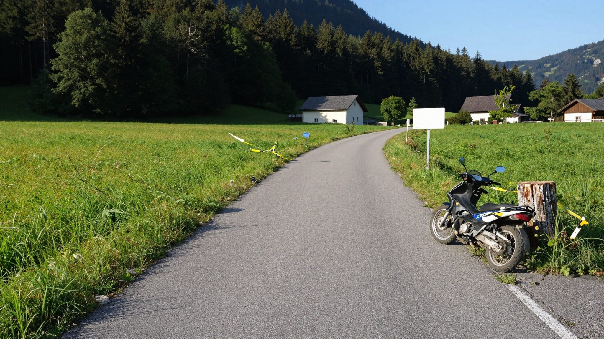 Un jeune de dix-sept ans prend la fuite devant la police dans le Flachgau et percute un arbre avec son cyclomoteur
