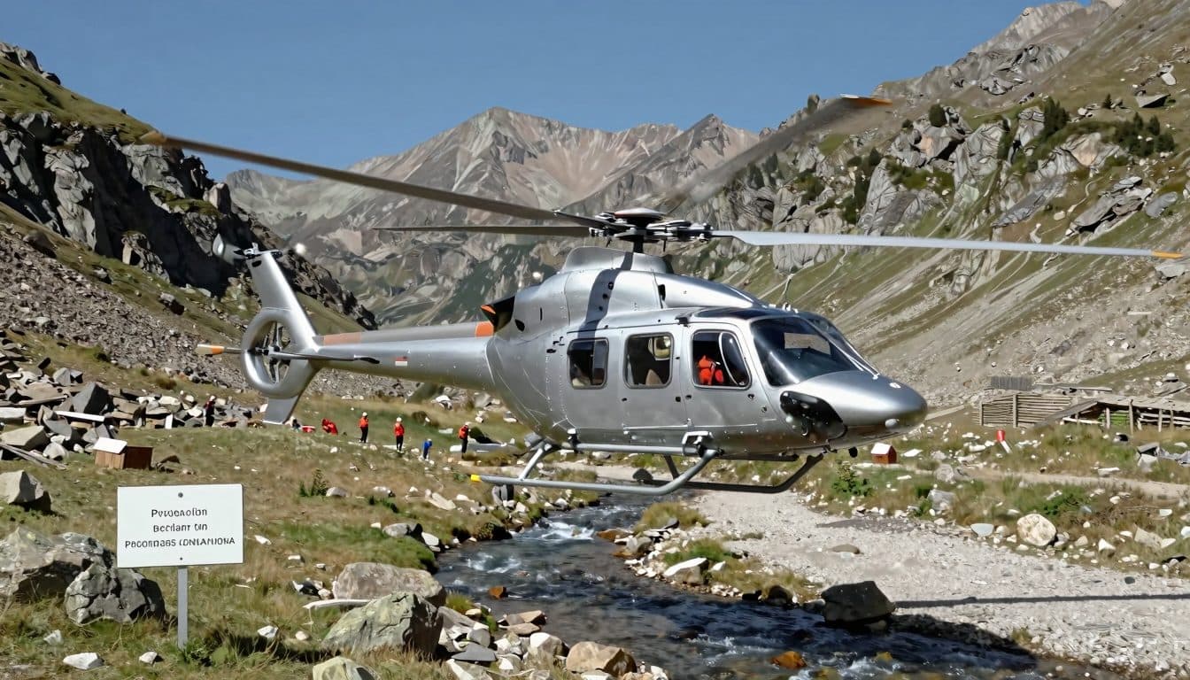 Alerte sur l'eau de montagne : neuf randonneurs dans les Pyrénées transportés en hélicoptère à l'hôpital