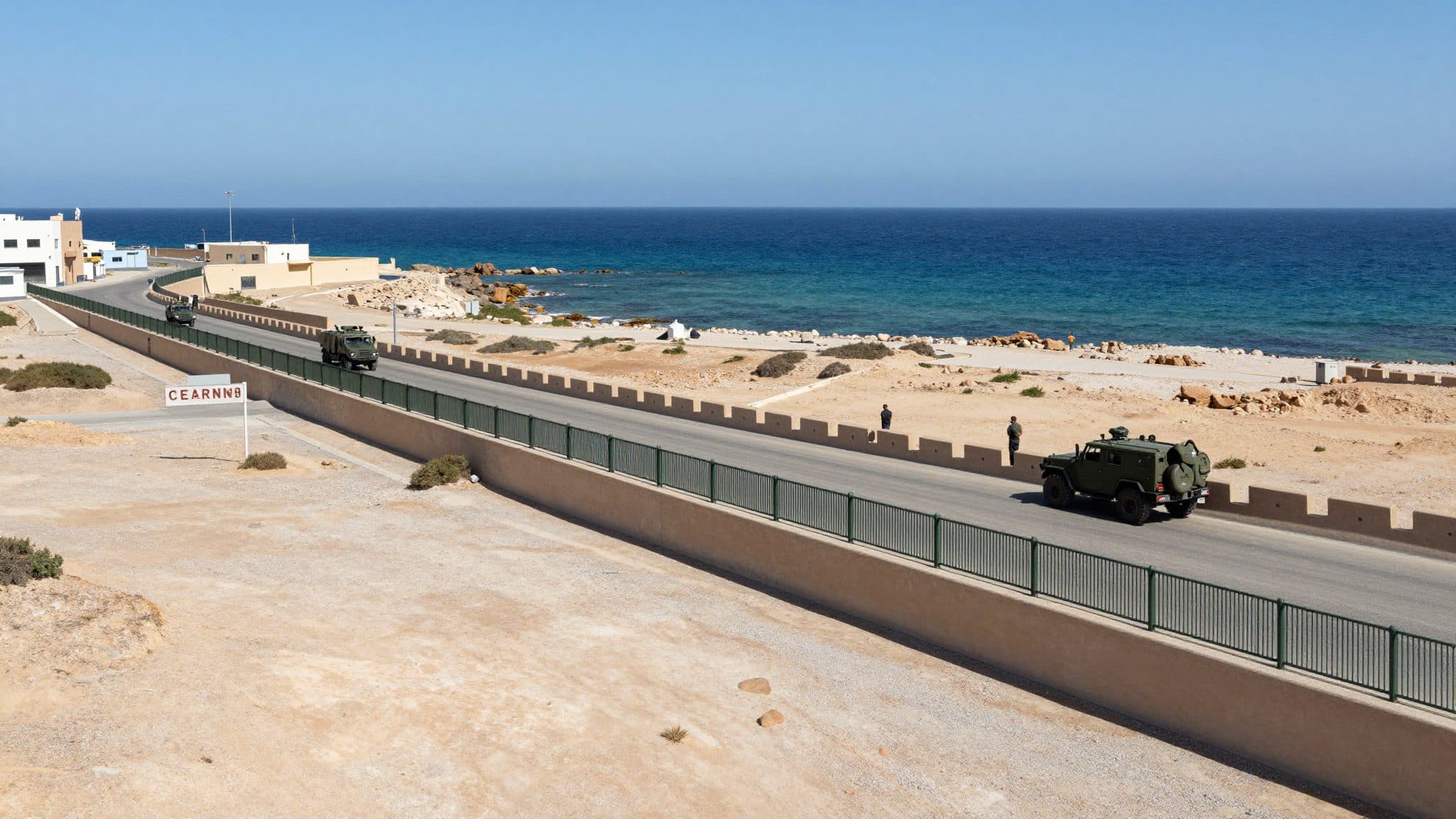 Espagne Ceuta Déploiement militaire Franchissement de frontière