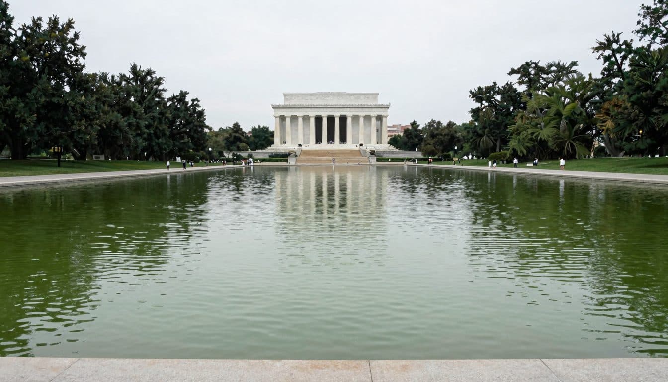 Mise en accusation d'un ancien participant aux Jeux olympiques après l'endommagement du Reflecting Pool à Washington