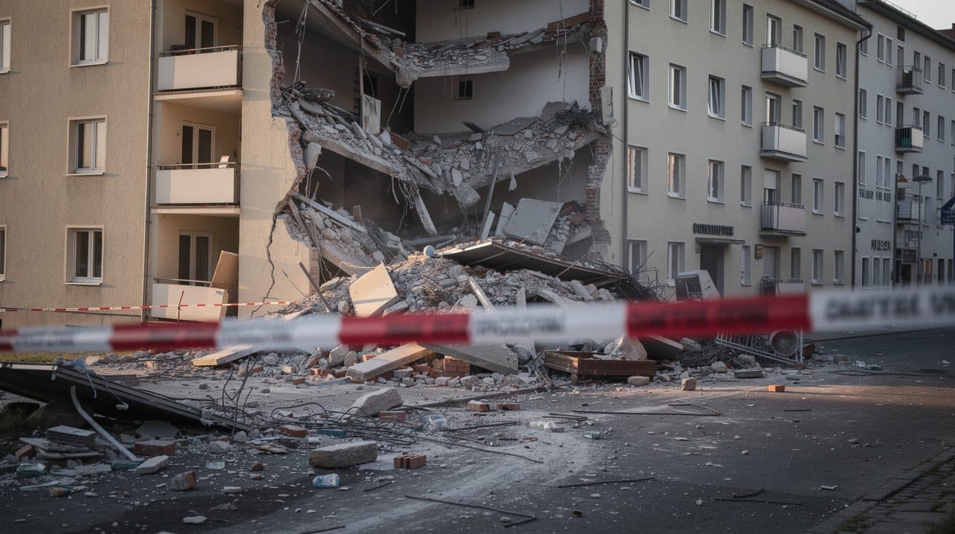 Après l'effondrement d'une maison à Görlitz : la police arrête deux suspects