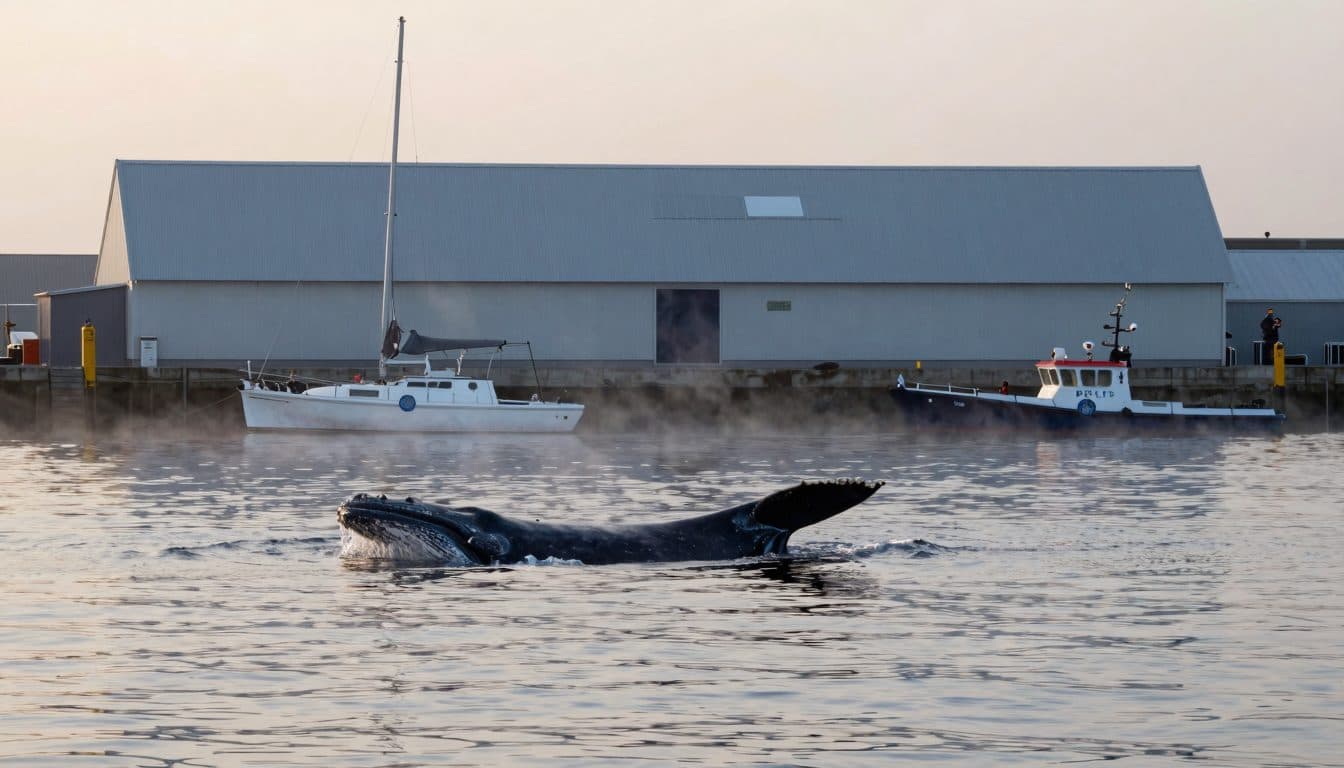 Baleine aperçue à Wismar : un animal de huit mètres observé