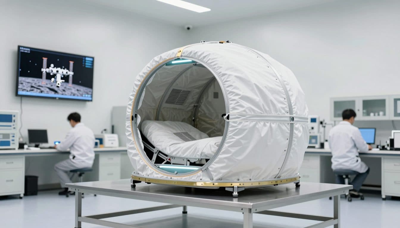 Une équipe viennoise développe une mini cabine privée pliable pour les missions spatiales