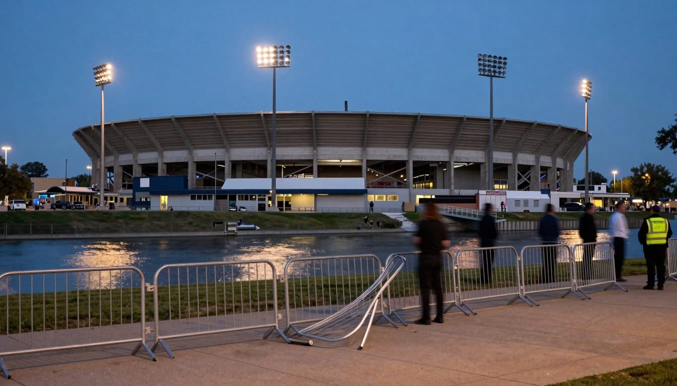 Des supporters de football vandales blessent un employé du stade avant un match amical à Linz