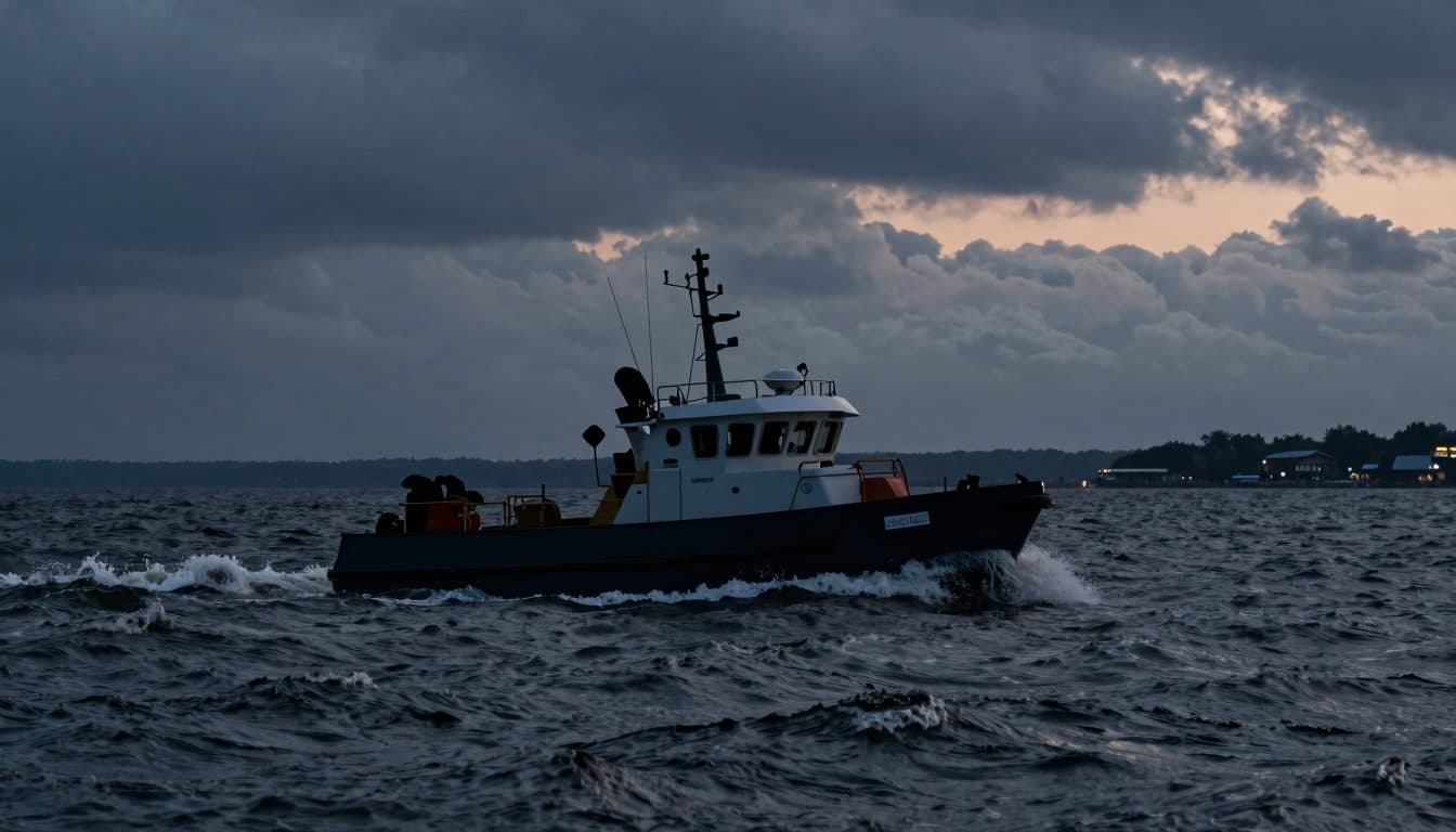 Des sauveteurs en eau extraient sept personnes du lac de Constance par temps de tempête