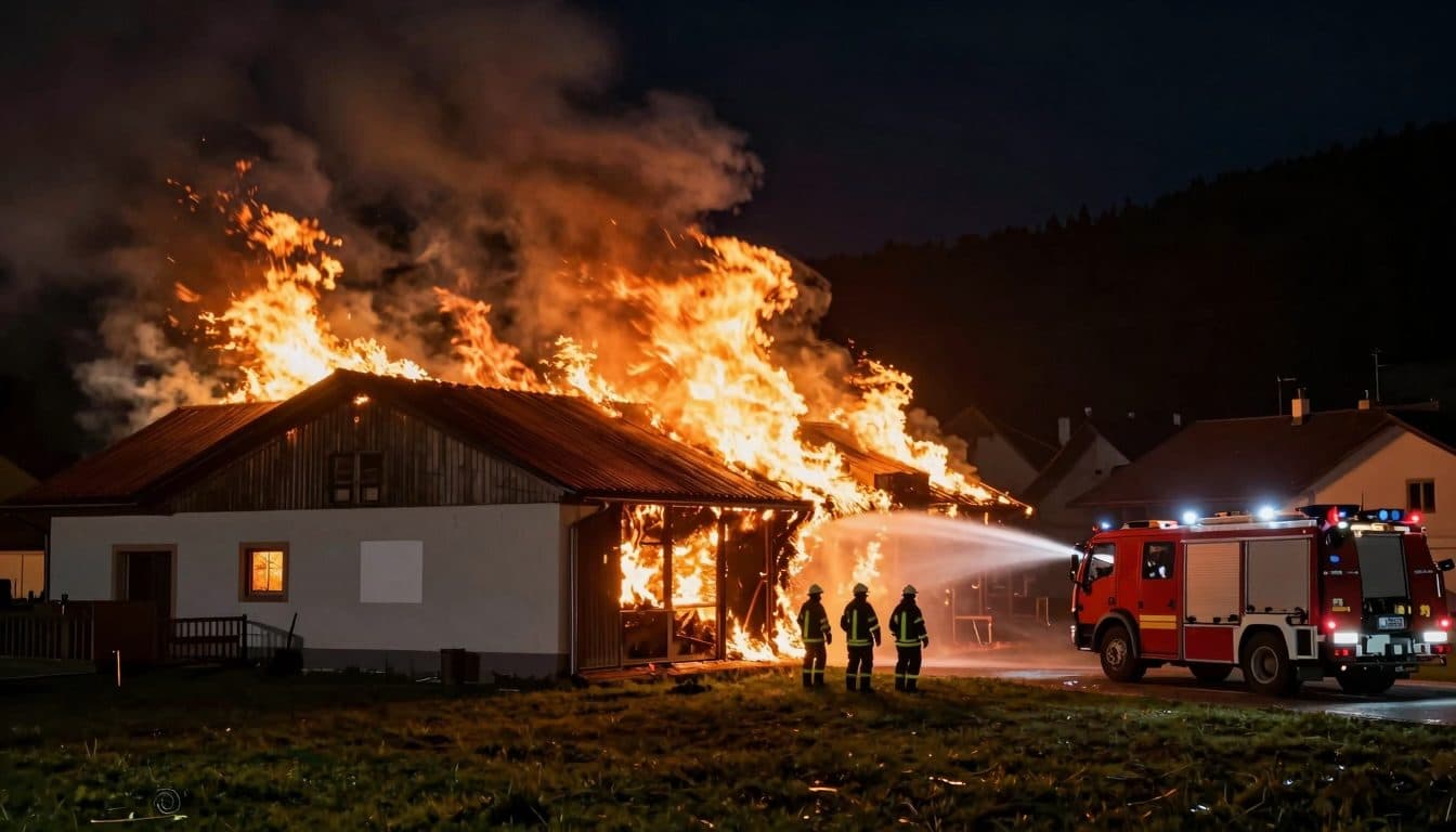 Incendie à St. Koloman : plusieurs casernes mobilisées après le déclenchement de l'alerte de niveau 3