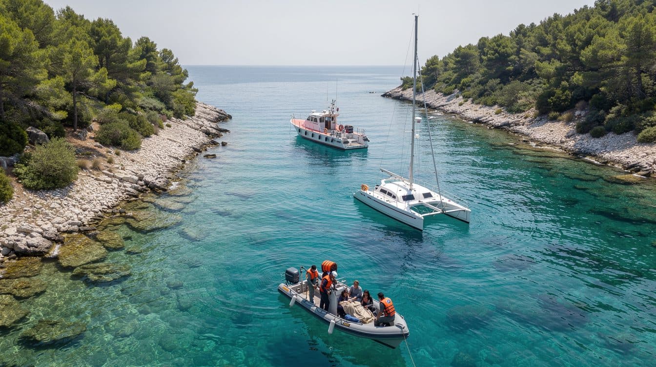 Trois morts dans une collision entre un catamaran et un voilier au large de la côte adriatique croate
