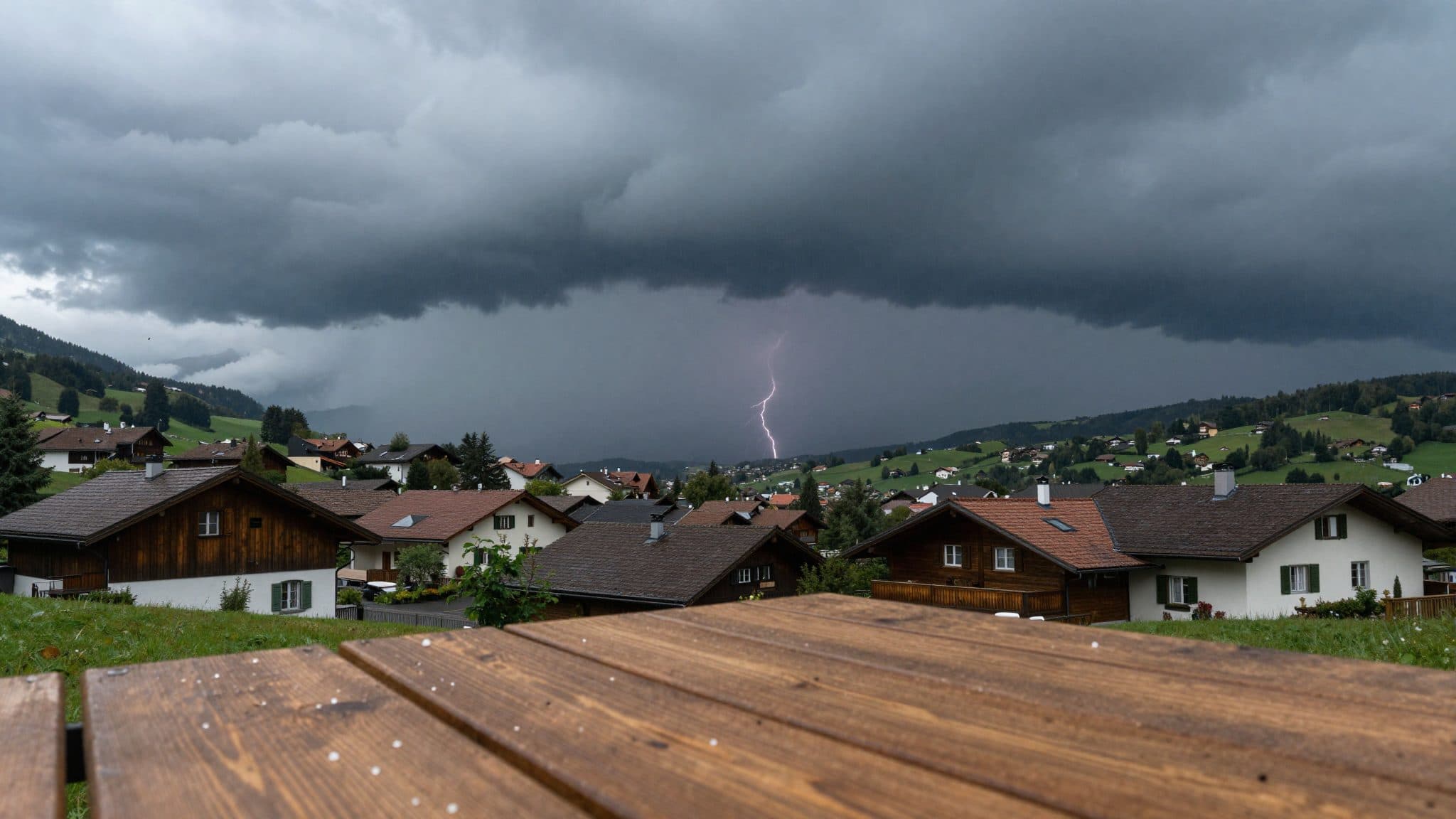 Violents orages et grêle traversent la Suisse – l'assureur AXA signale de nombreux dégâts