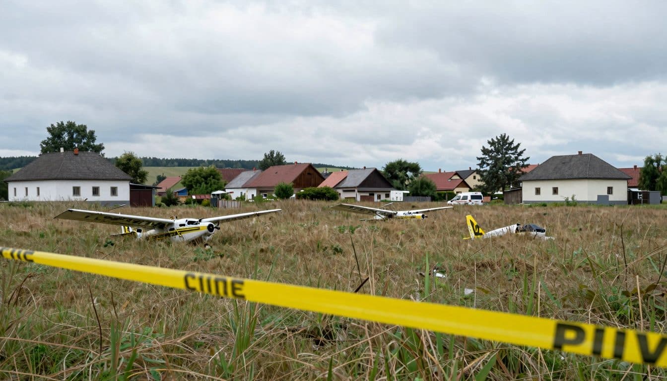 Trois morts dans le crash d'un petit avion au centre de la Slovaquie