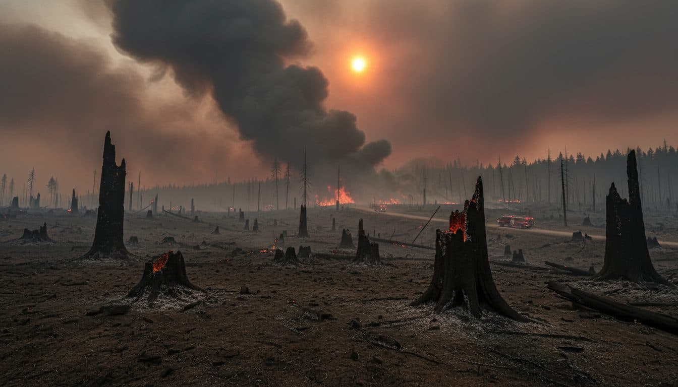 Un important incendie de forêt continue de ravager la région au nord de Graz