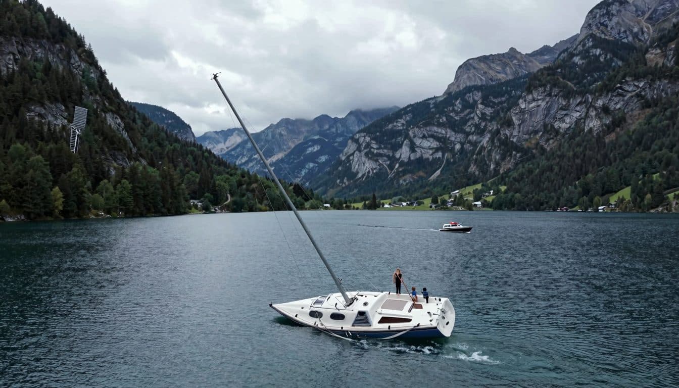 Tyrol : un voilier chavire sur l'Achensee, une femme et un enfant sauvés sans blessure
