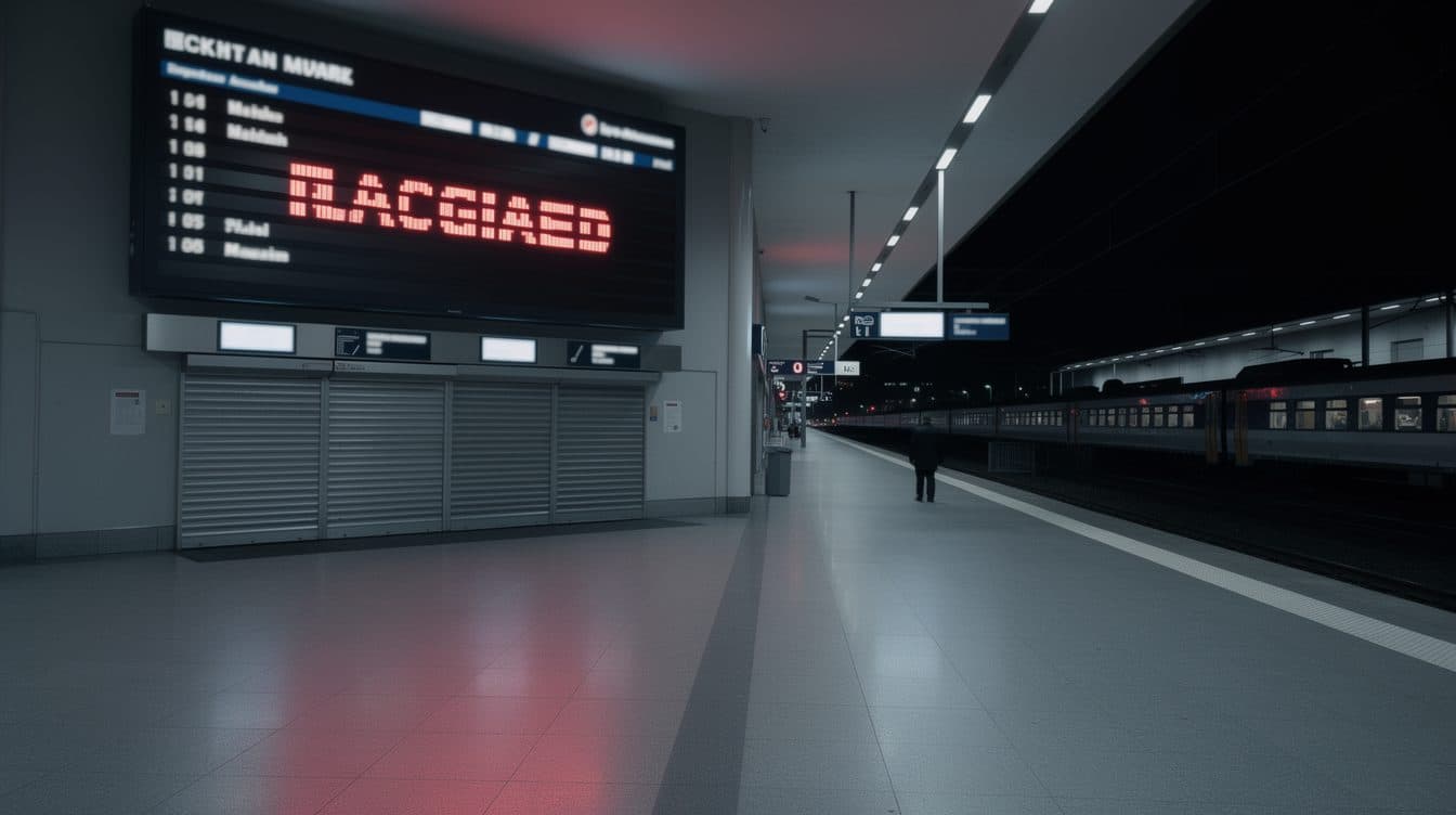 Panne nationale du système radio ferroviaire numérique paralyse le trafic pendant plusieurs heures