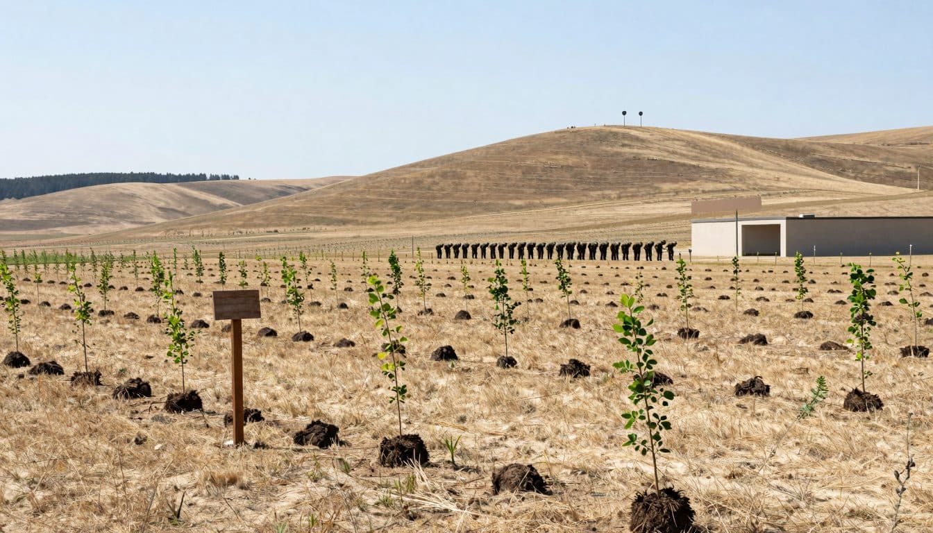 Zone d'entraînement militaire autrichienne : test d'arbres résistants au climat dans un projet de recherche conjoint