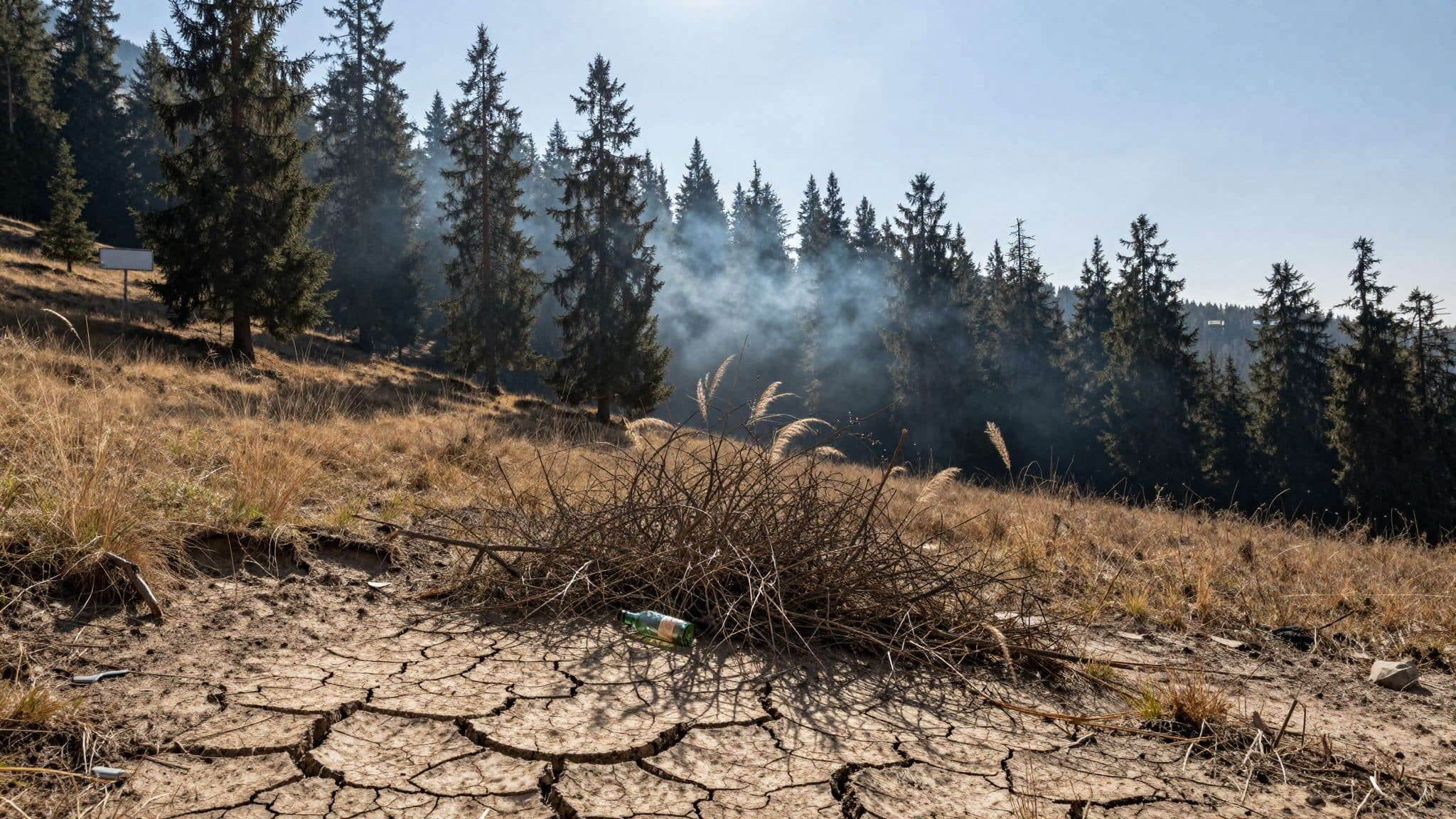 Risque élevé d'incendies de forêt en Autriche et en Europe – les températures et la sécheresse aggravent la situation