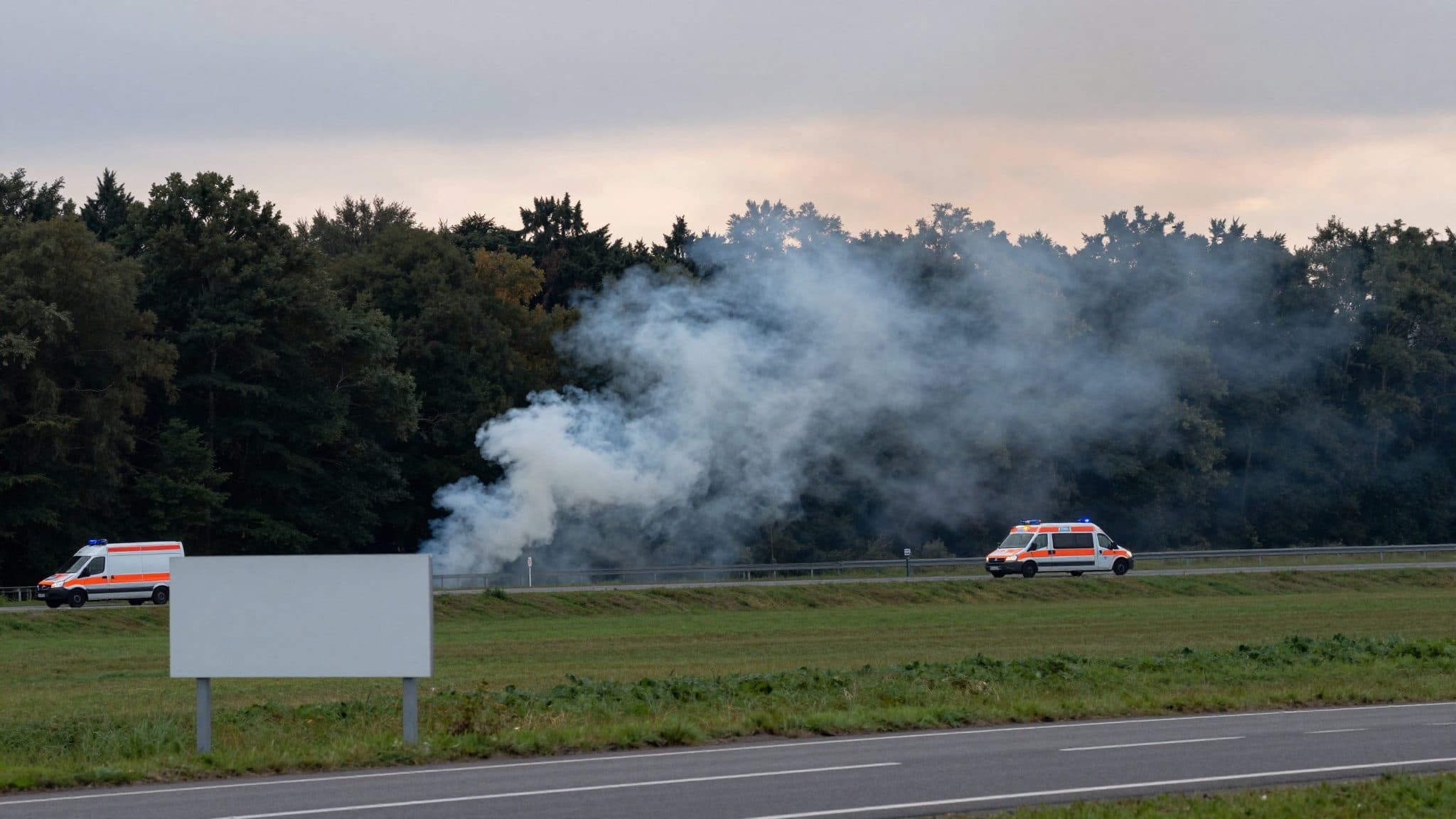 Feu de forêt aux Pays-Bas : fumée et alerte dans le Kreis de Kleve en Rhénanie-du-Nord-Westphalie