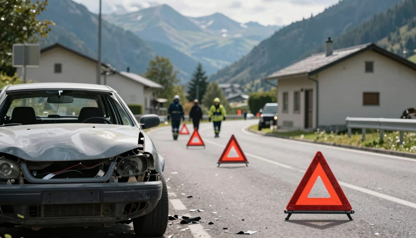 Six blessés dans une collision entre deux voitures à Erpfendorf, Tyrol