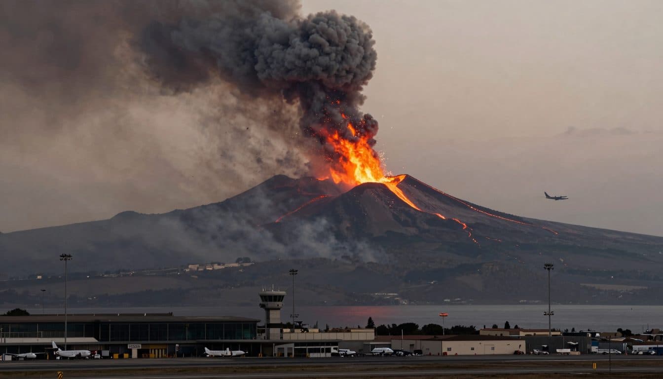 Nouvelle phase éruptive de l'Etna : des vols à l'aéroport de Catane déroutés