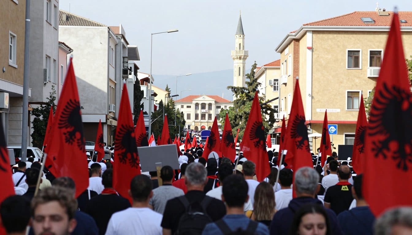 Des milliers de personnes manifestent à Tirana contre le gendre de Trump et le Premier ministre Rama