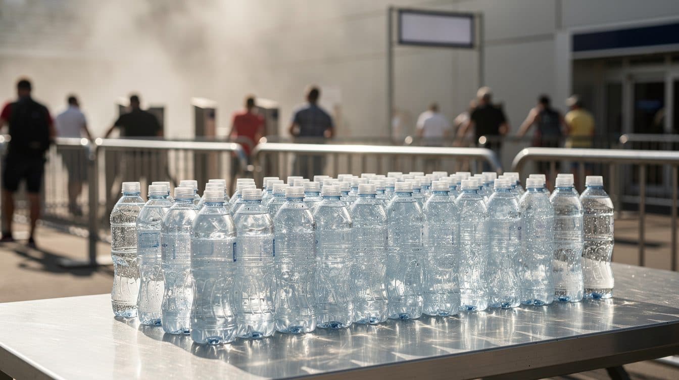 La FIFA fait marche arrière : les bouteilles d'eau sont de nouveau autorisées dans les stades de la Coupe du Monde