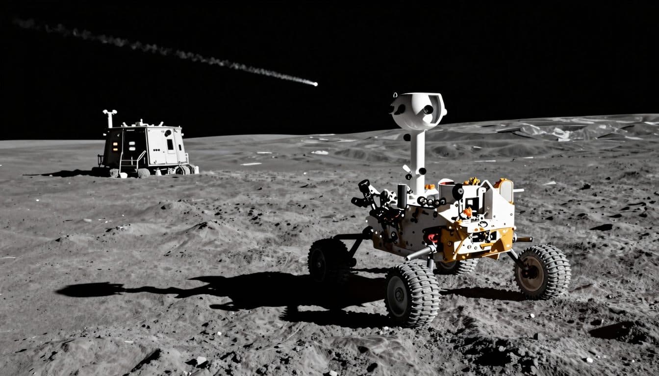 La Nasa envisage d'envoyer un rover martien sur la Lune