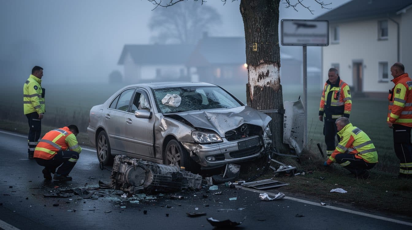 Accident grave sur la B417 près de Hünstetten : trois blessés après une manœuvre de dépassement