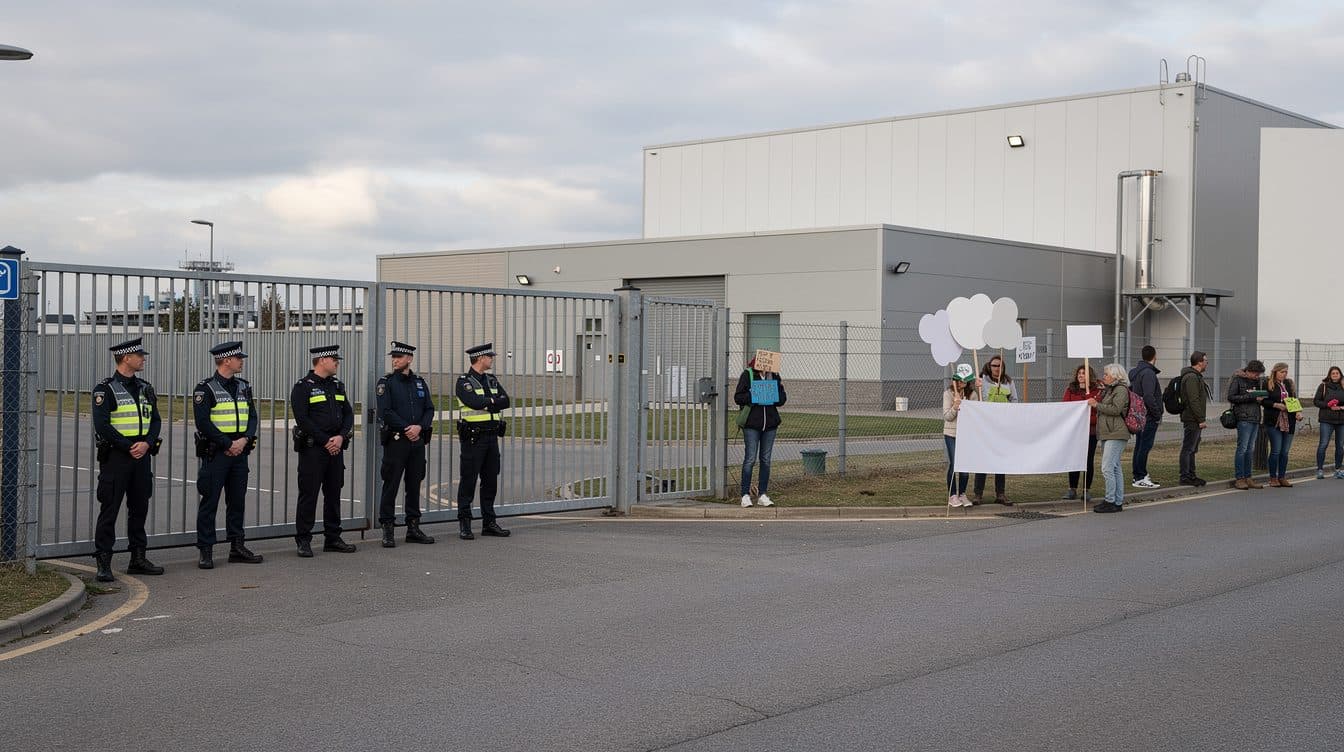 Manifestation climatique à Werne : le départ devant la centrale à gaz interdit par la justice