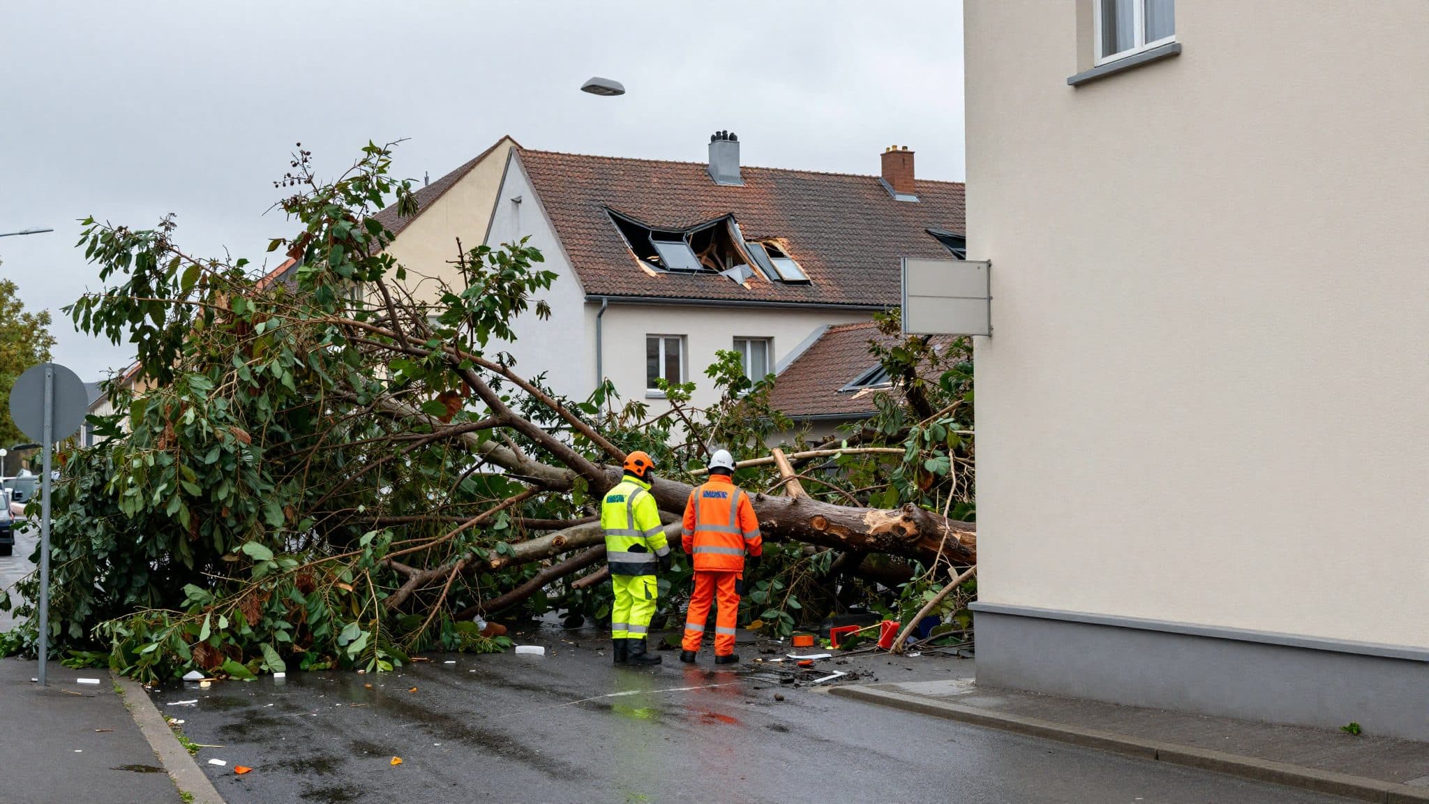 De violents orages balaient le sud-ouest de l'Allemagne, faisant un mort à Karlsruhe