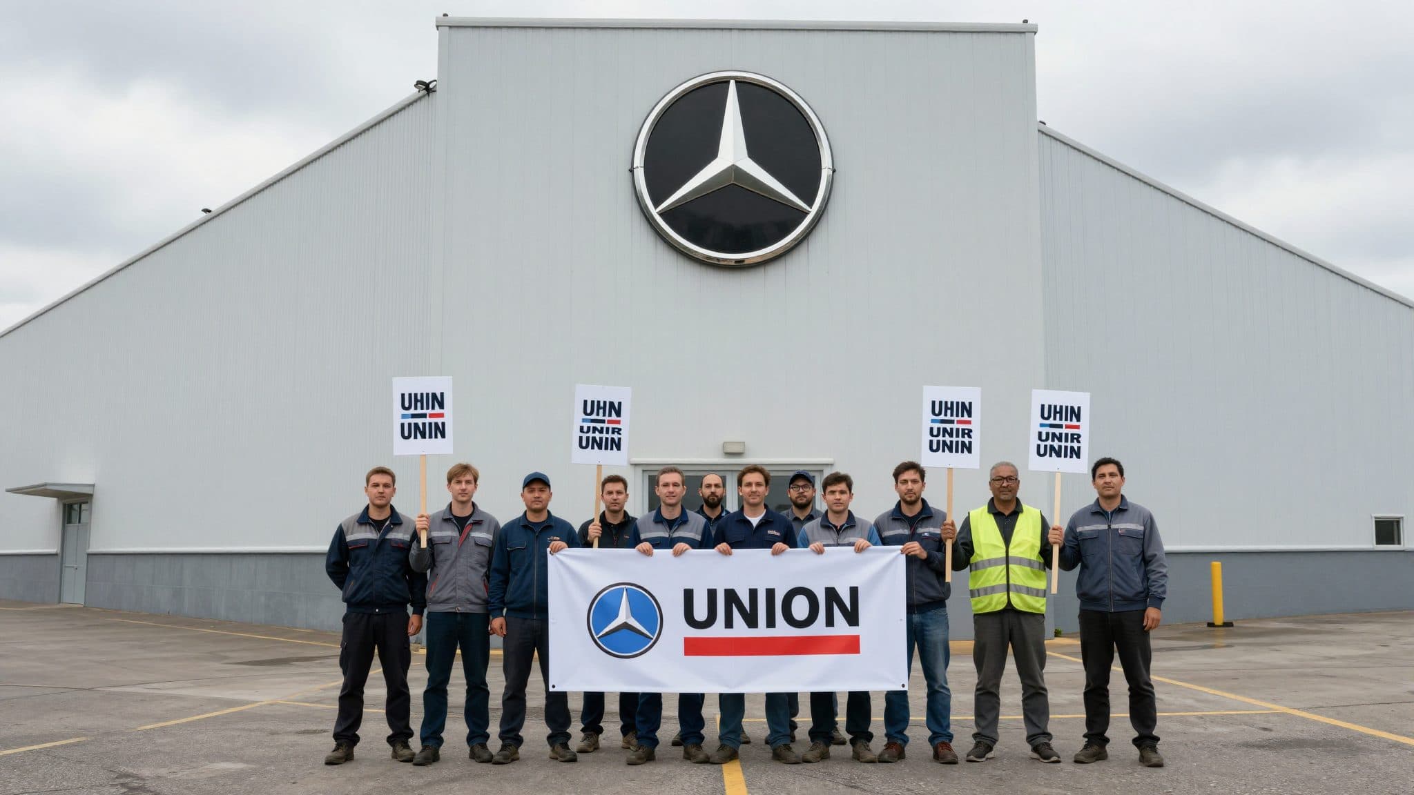Mercedes-Benz reporte un paiement spécial – IG Metall appelle à la manifestation dans dix sites