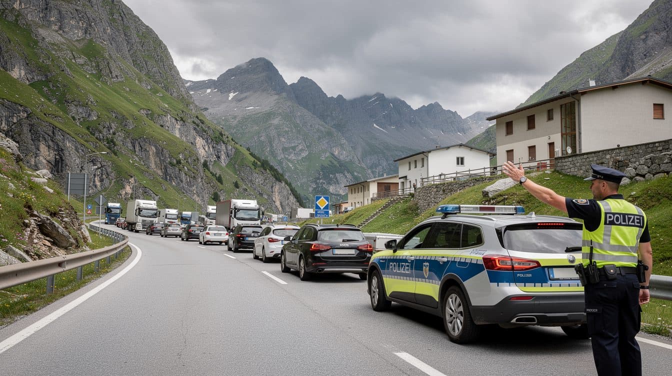 Totalsperre des Brenners wegen Demo: Verkehr bleibt überraschend ruhig, Politik spricht von "Schikane"