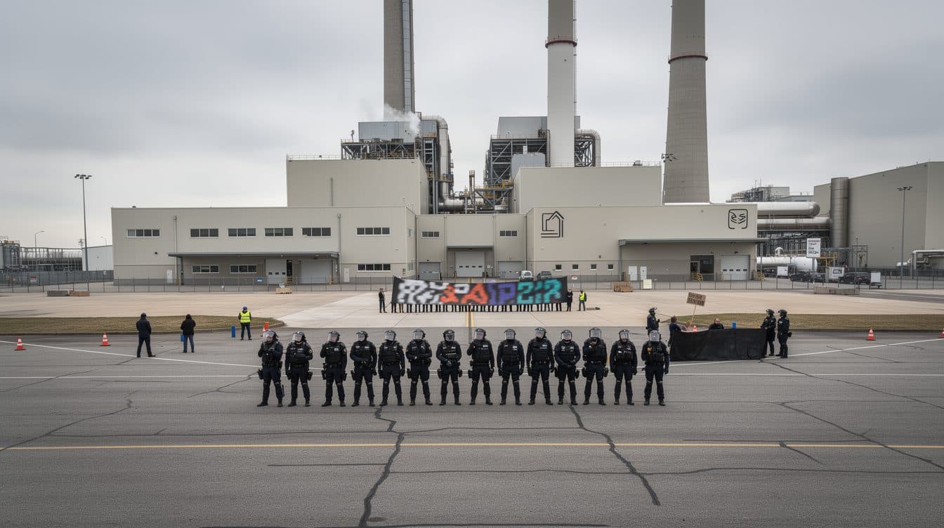 Manifestation pour le climat à Werne : le départ ne pourra pas se faire devant l’usine de gaz