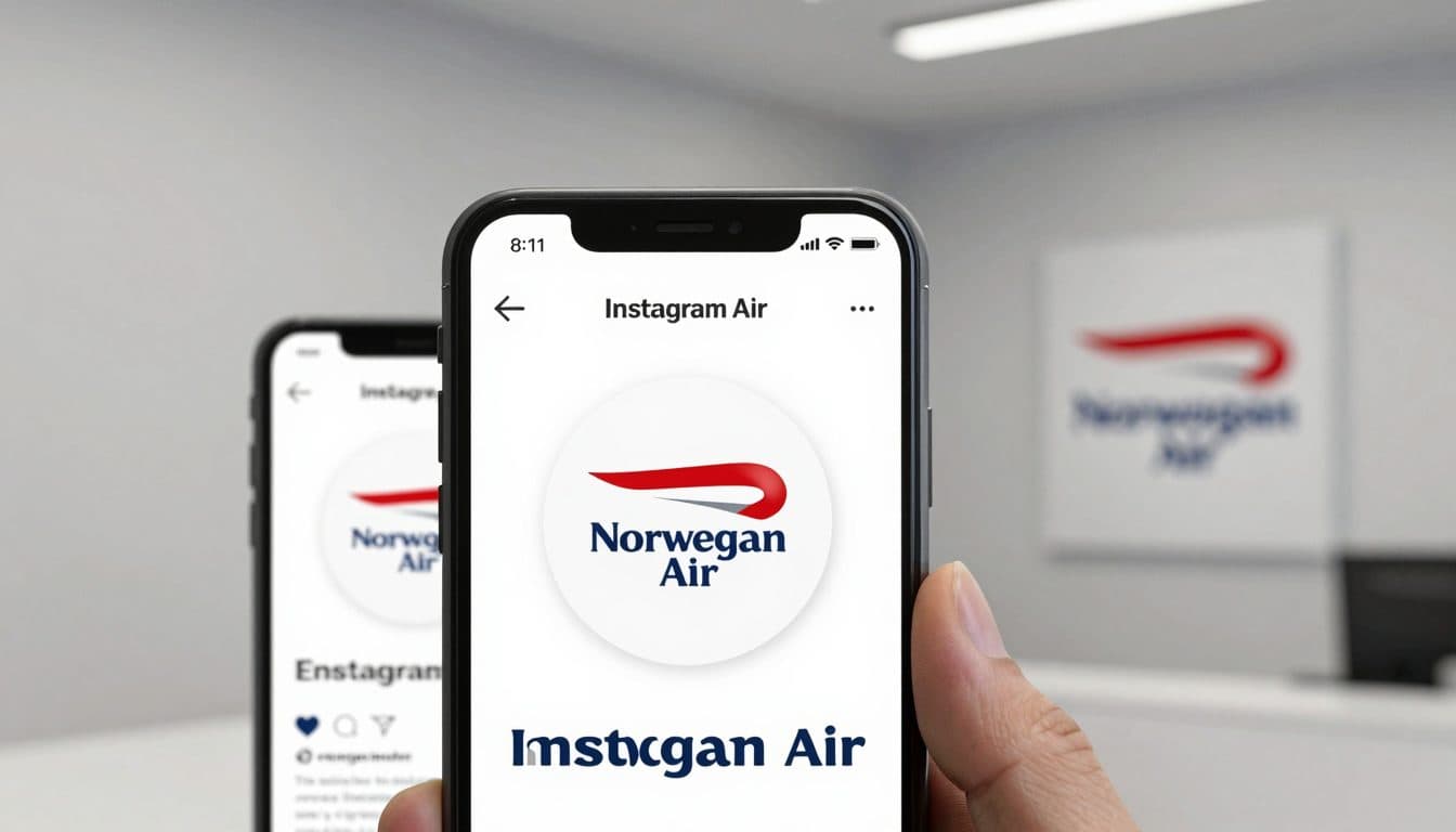 Norwegian Air tient son pari et affiche le logo de British Airways sur Instagram