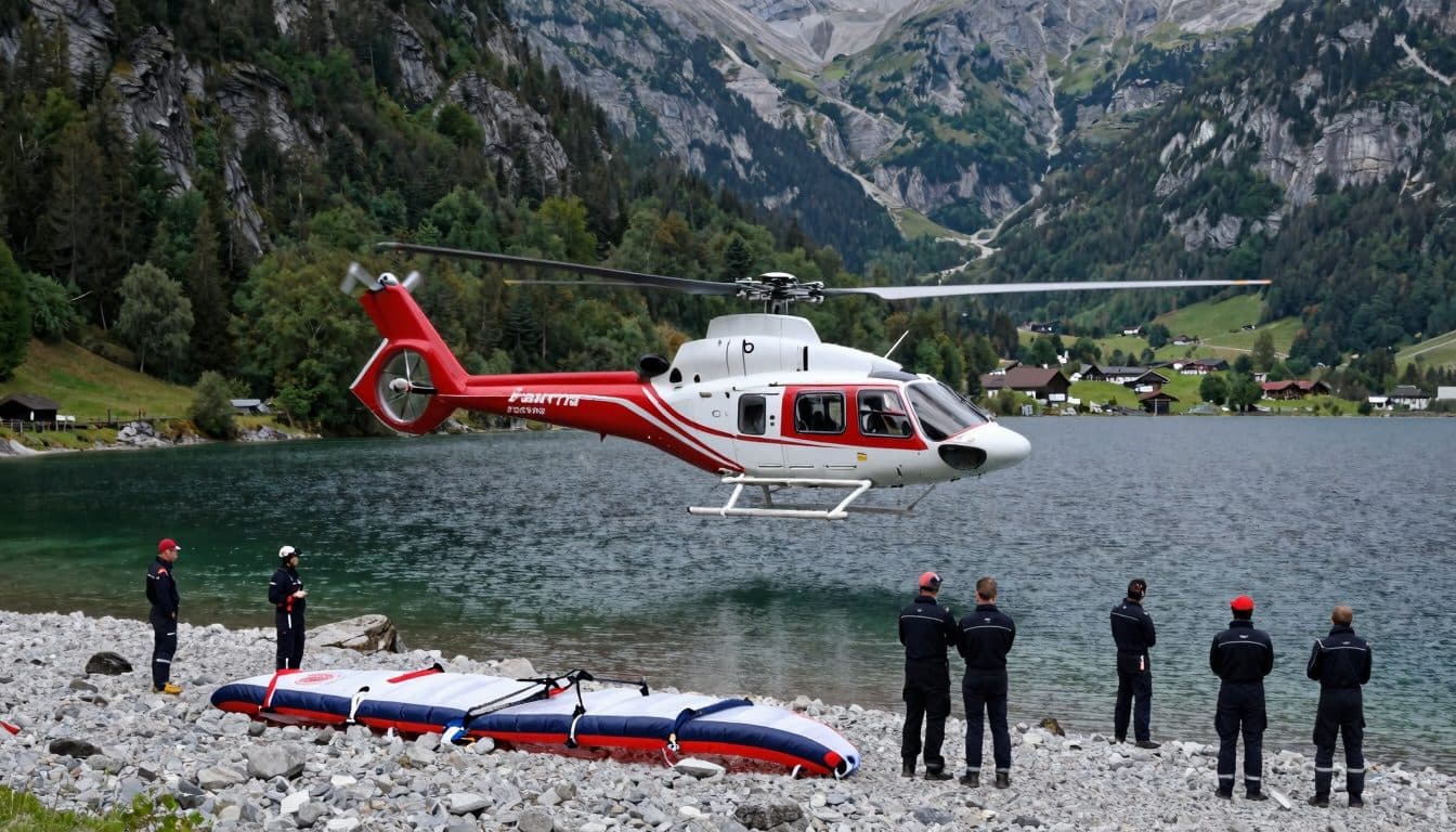 Un parapentiste s'écrase dans l'Achensee au Tyrol : un homme du Rhein-Sieg-Kreis transporté en hélicoptère dans une clinique