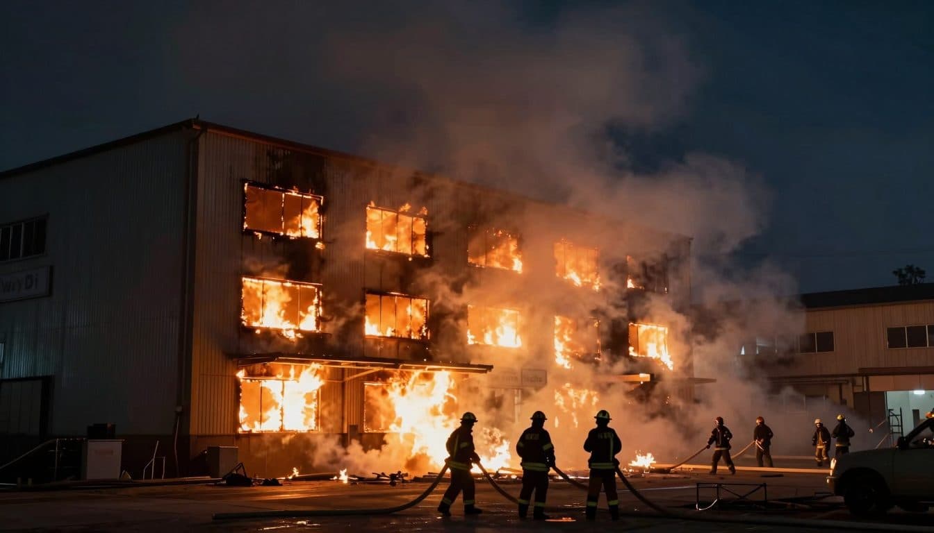 Incendie dans une usine de chaussures en Chine : au moins 28 morts
