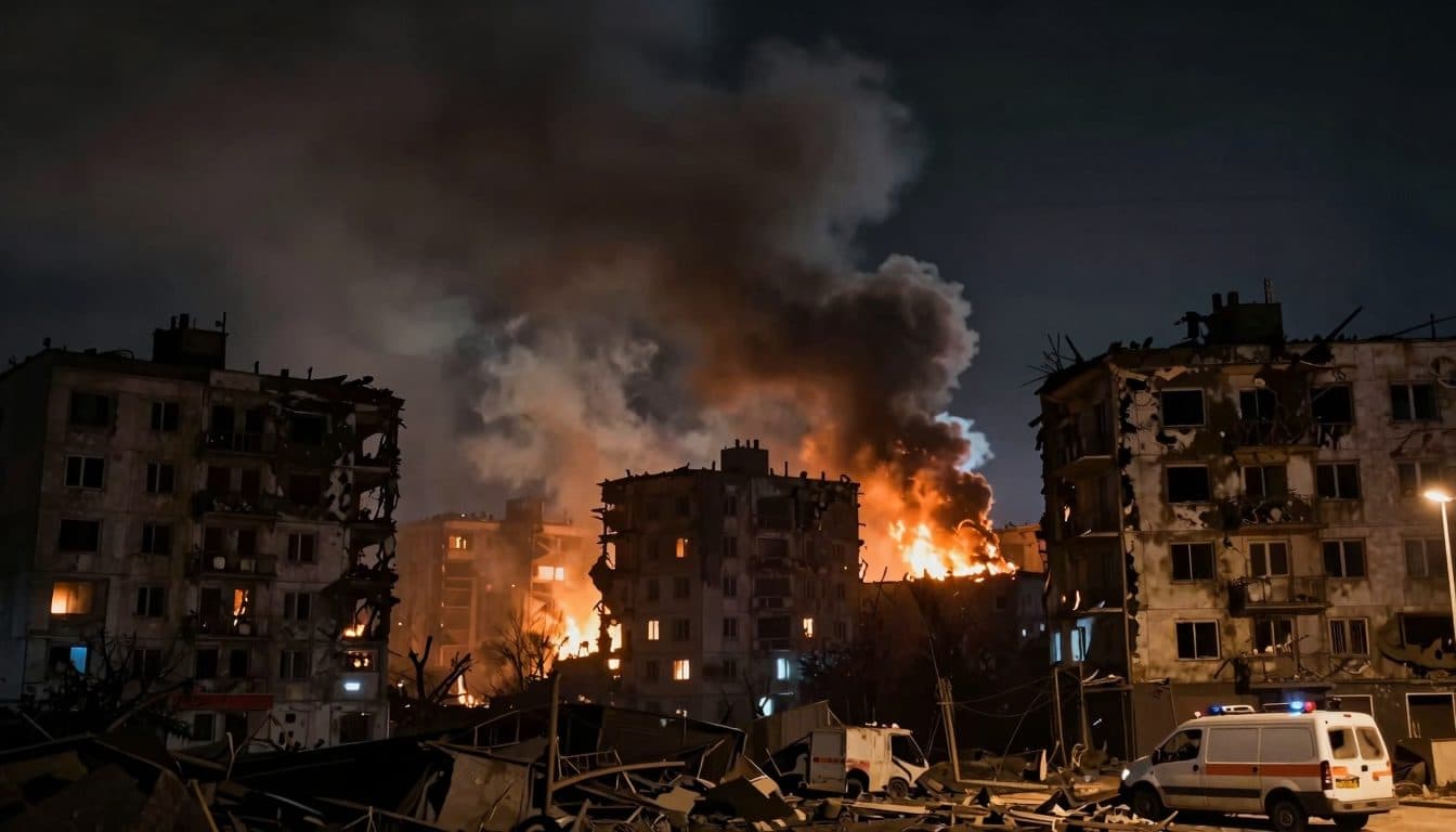 Frappes de missiles russes sur Kiev : au moins sept morts dans des explosions nocturnes