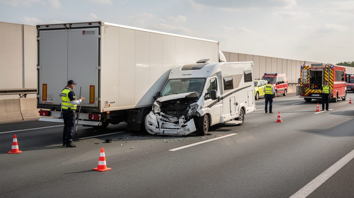 Accident mortel sur l'A3 : un camping-car percute un embouteillage sans quasi freiner
