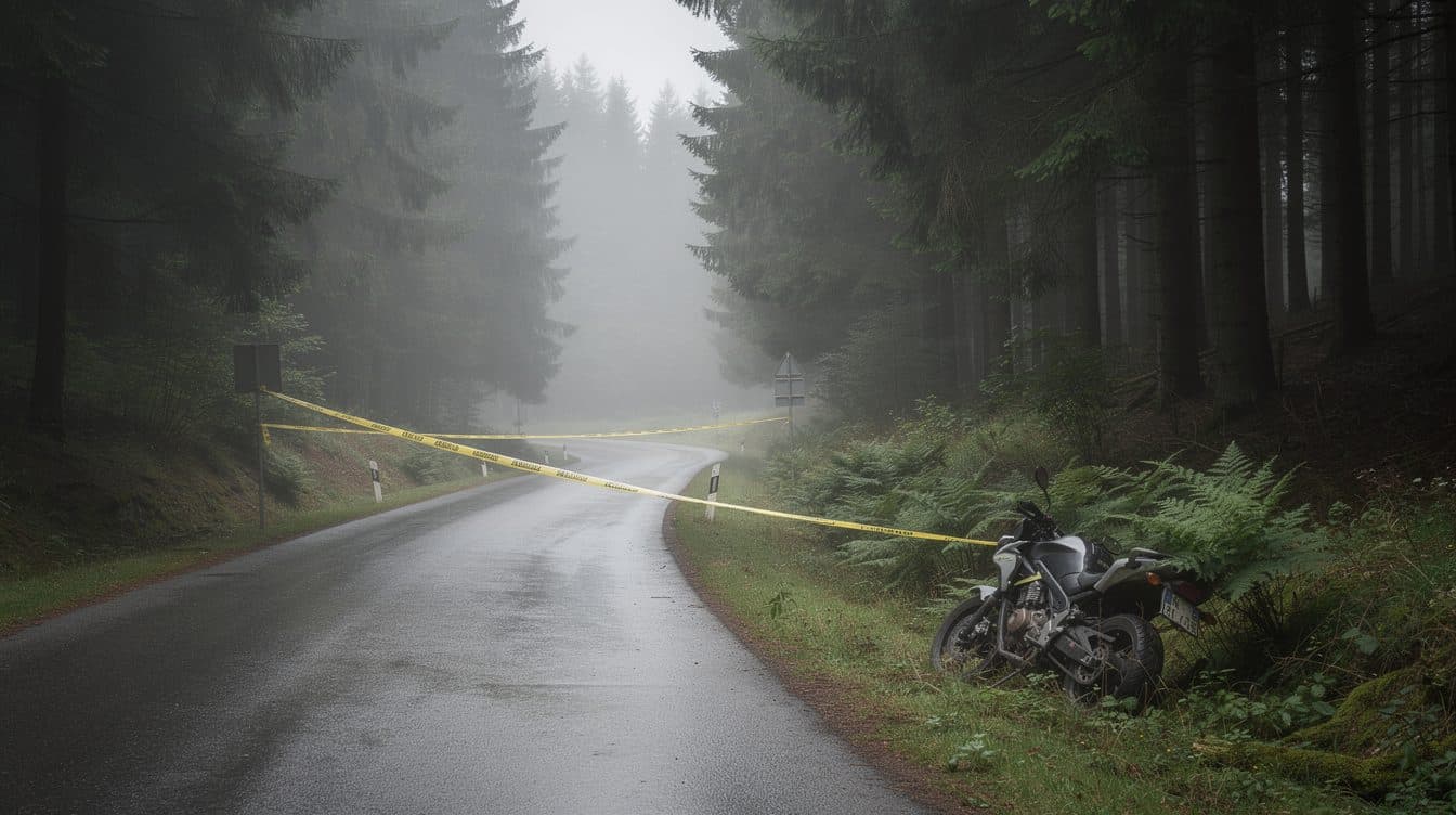 Le corps d'un motard disparu retrouvé dans la Forêt-Noire