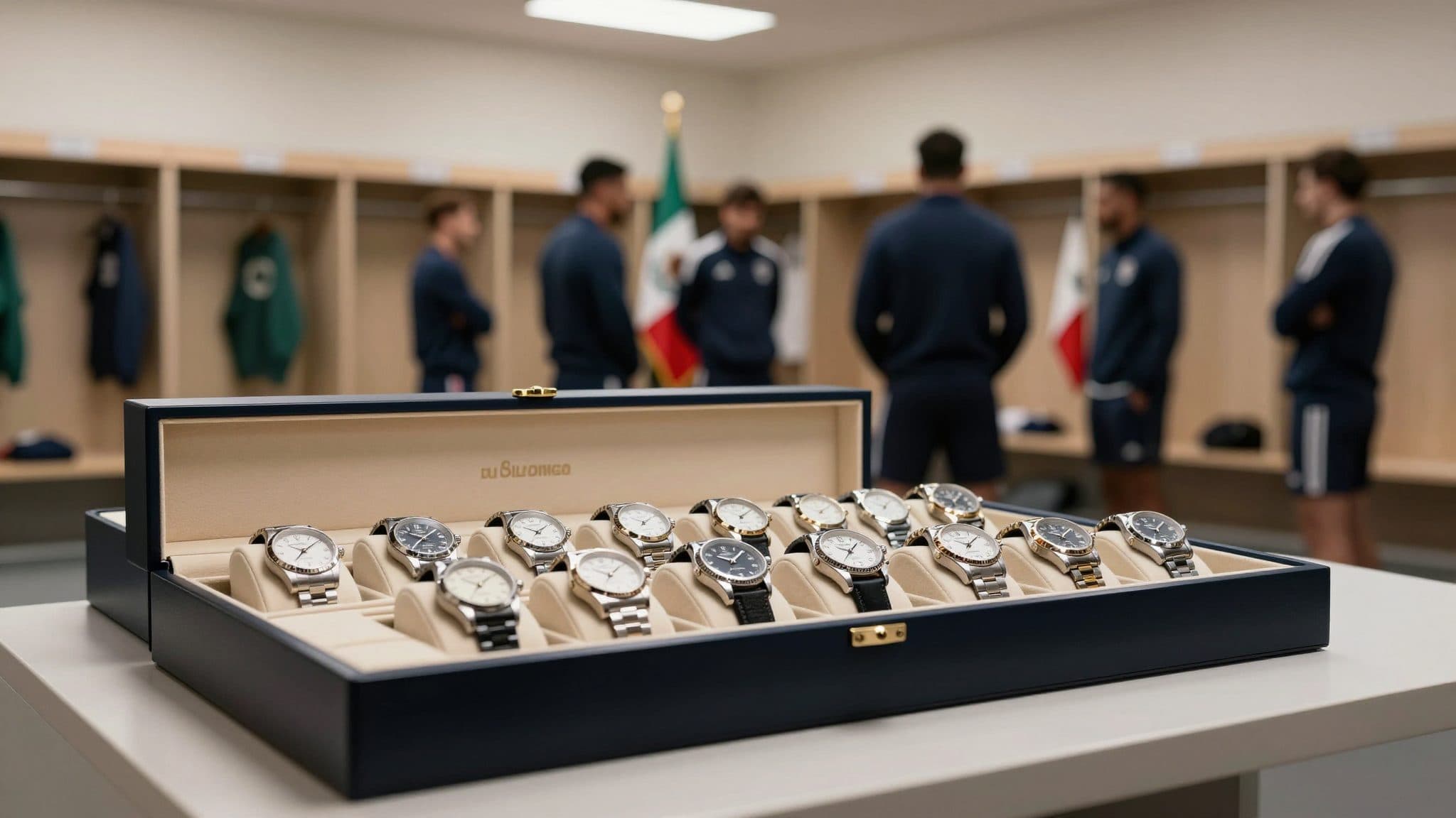 Un influenceur américain offre des montres de luxe à l'équipe nationale mexicaine de football