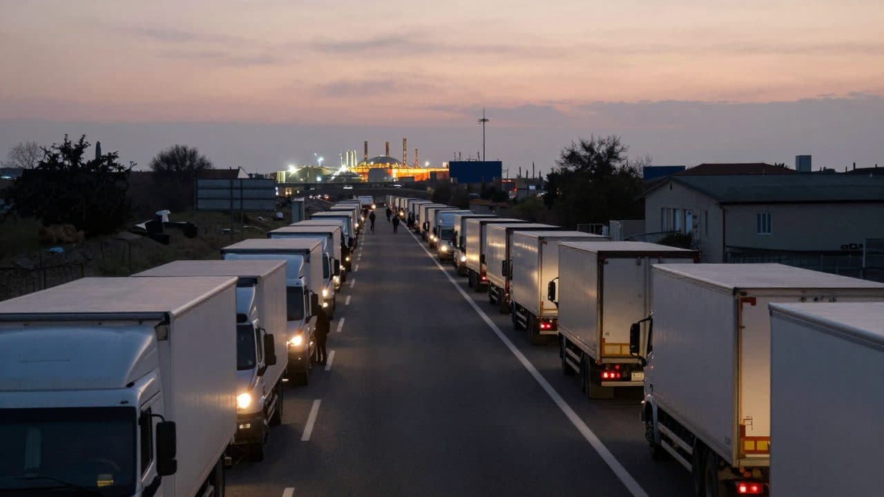 Les manifestations de camions paralysent le sud de l'Italie : l'approvisionnement en pâtes et en mozzarella sous pression