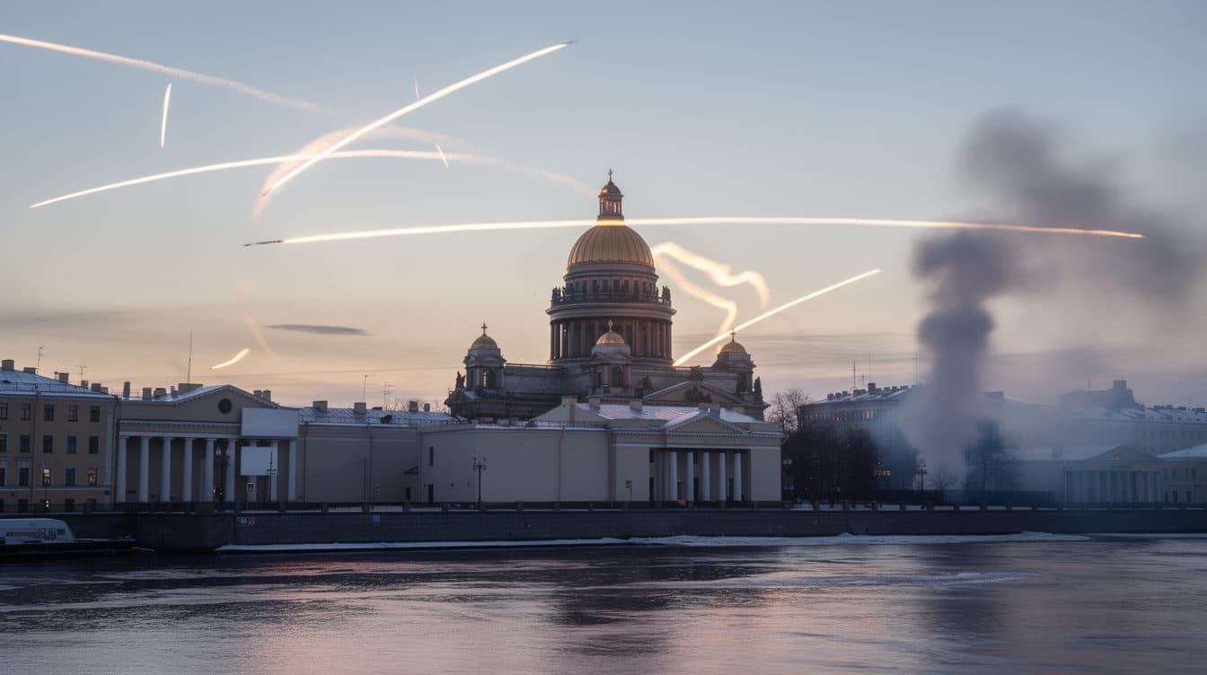 Des attaques de drones ukrainiens secouent le forum économique russe à Saint-Pétersbourg
