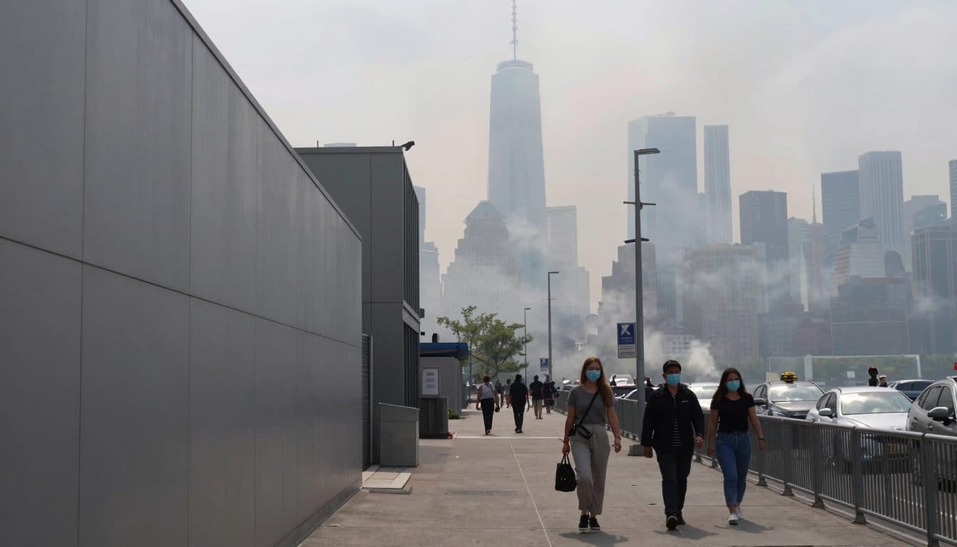 Vague de chaleur et fumée alarment New York avant la finale de la Coupe du monde entre l'Espagne et l'Argentine