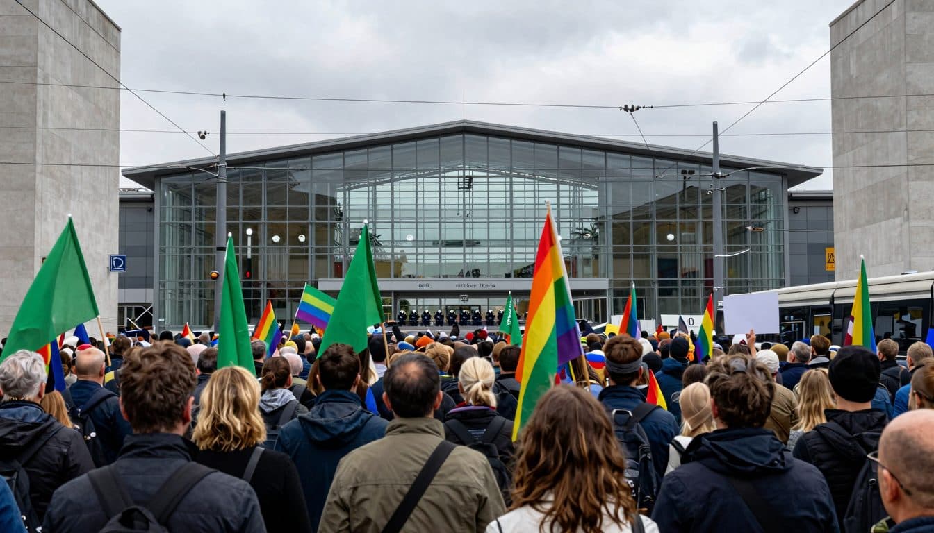 Le congrès fédéral de l'AfD à Erfurt débute sous une vague de protestations massives et un dispositif de sécurité renforcé